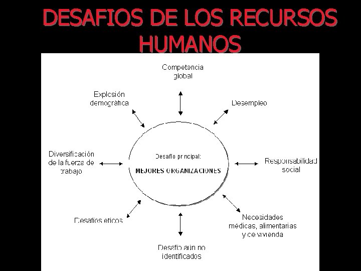 DESAFIOS DE LOS RECURSOS HUMANOS 