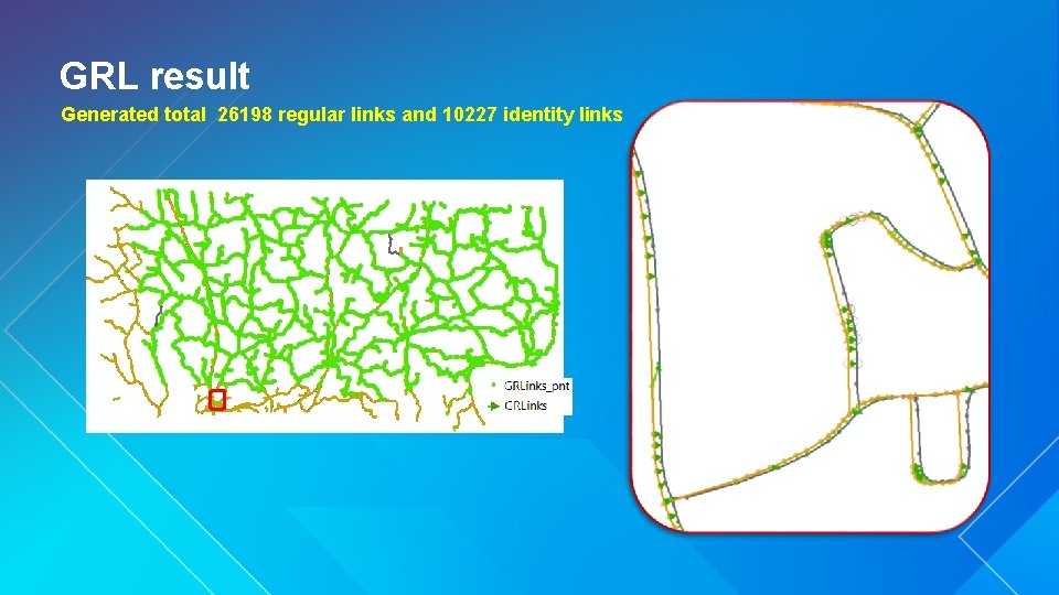 GRL result Generated total 26198 regular links and 10227 identity links 
