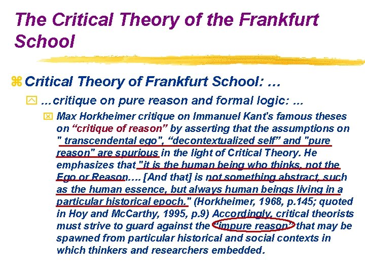 The Critical Theory of the Frankfurt School z Critical Theory of Frankfurt School: …