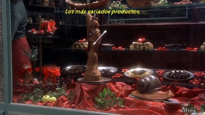 Los más variados productos. 