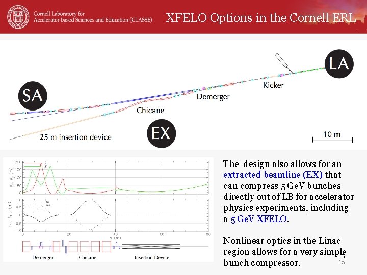 XFELO Options in the Cornell ERL The design also allows for an extracted beamline