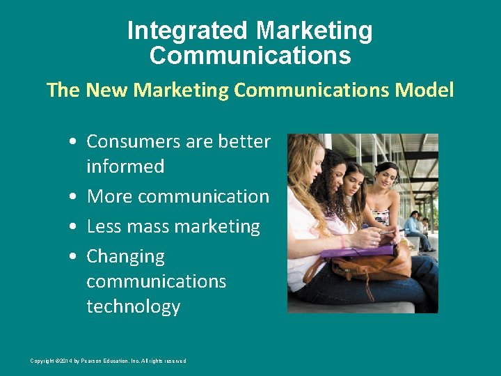 Integrated Marketing Communications The New Marketing Communications Model • Consumers are better informed •