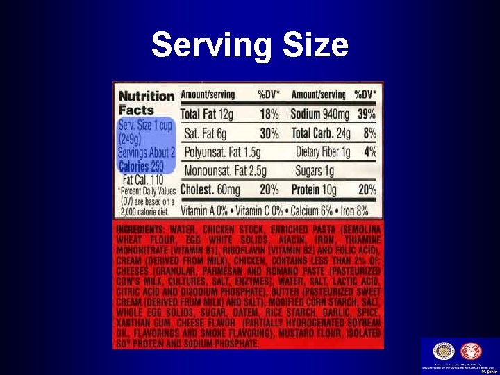 Serving Size 