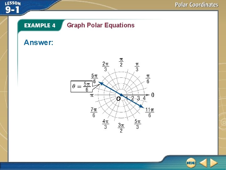 Graph Polar Equations Answer: 