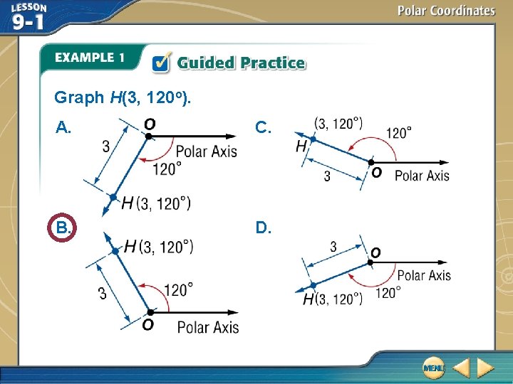 Graph H(3, 120 o). A. C. B. D. 