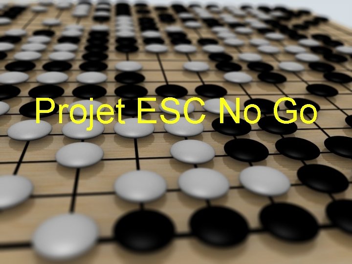 Projet ESC No Go 