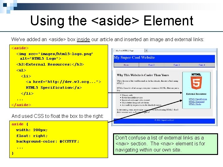 New Semantic Elements Part 2 Three More New