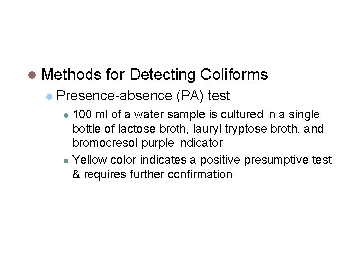 Water and Wastewater Treatment Analysis of Water Quality