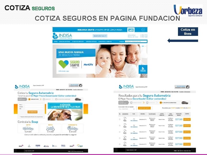 COTIZA SEGUROS EN PAGINA FUNDACION Cotiza en línea 