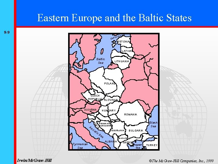 Eastern Europe and the Baltic States 9 -9 Gulf inlan of F d ESTONIA