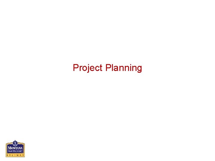 Project Planning 