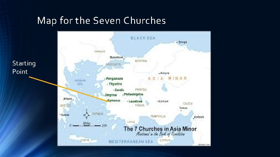 Map for the Seven Churches Starting Point 