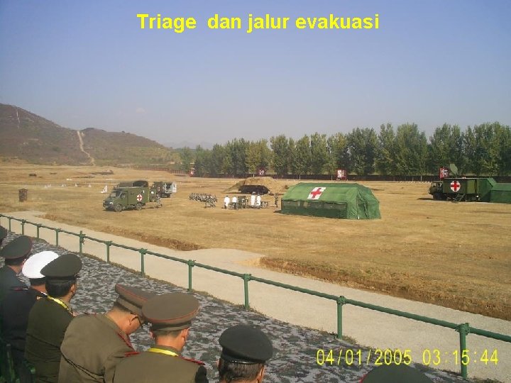 Triage dan jalur evakuasi 