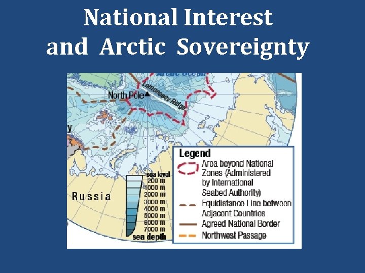 National Interest and Arctic Sovereignty 