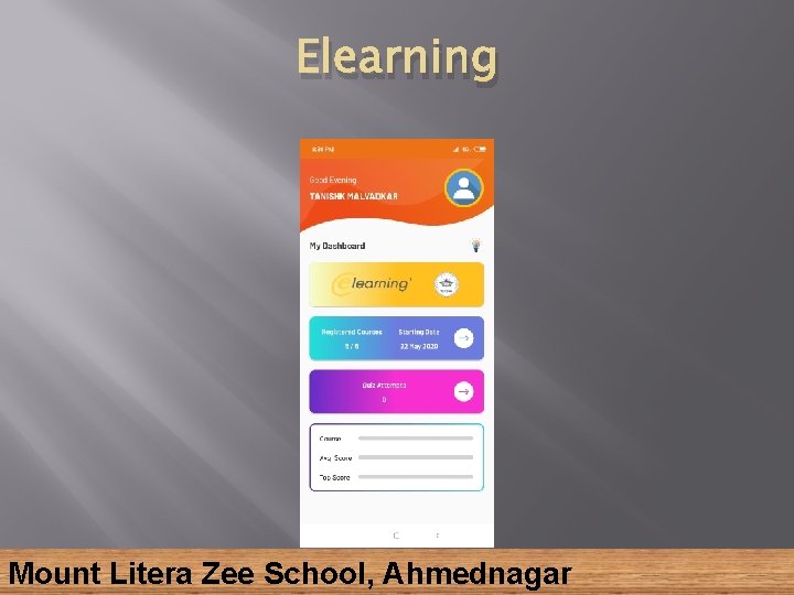 Elearning Mount Litera Zee School, Ahmednagar 