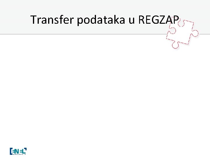 Transfer podataka u REGZAP 