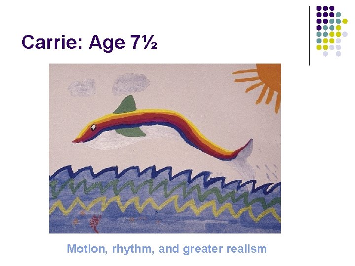 Carrie: Age 7½ Motion, rhythm, and greater realism Carrie: Age 7½ Motion, rhythm, and greater realism