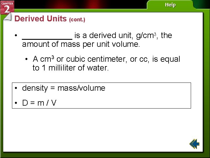 Section 2 1 Units and Measurements Define SI