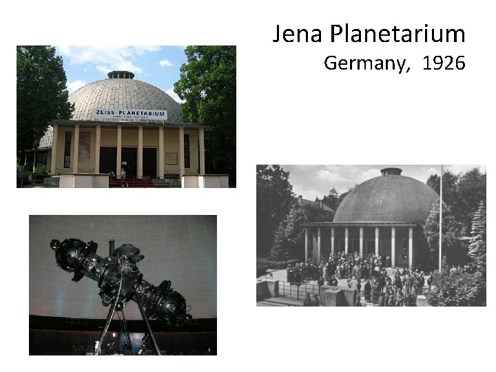 Jena Planetarium Germany, 1926 