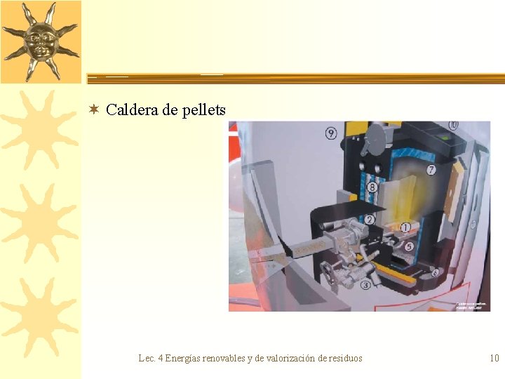 ¬ Caldera de pellets Lec. 4 Energías renovables y de valorización de residuos 10