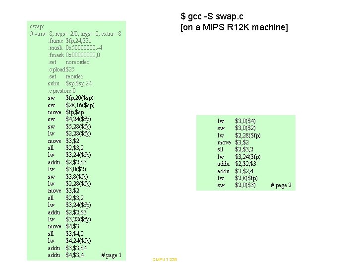 swap: # vars= 8, regs= 2/0, args= 0, extra= 8. frame $fp, 24, $31.