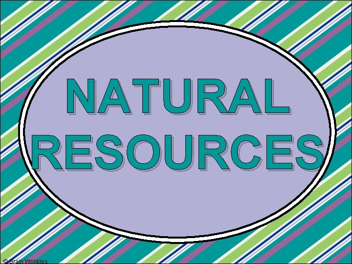 NATURAL RESOURCES © Brain Wrinkles 