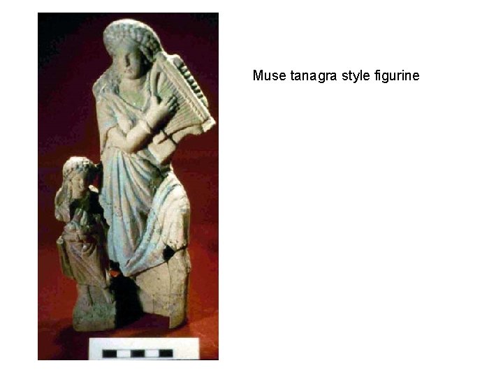 Muse tanagra style figurine 