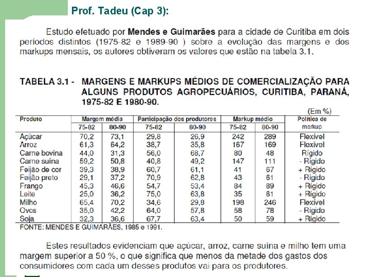 Prof. Tadeu (Cap 3): Universidade de São Paulo Escola Superior de Agricultura “Luiz de