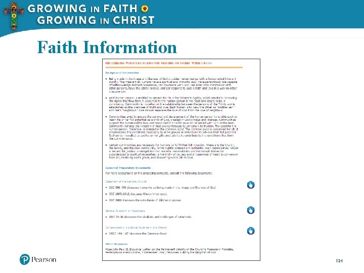 Faith Information 31 