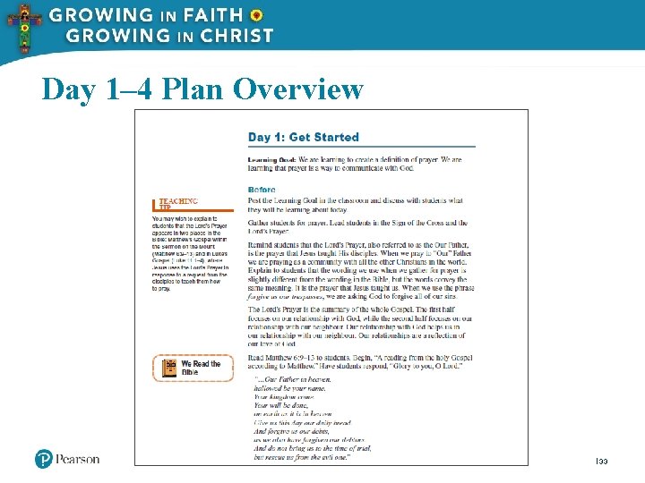 Day 1– 4 Plan Overview 33 