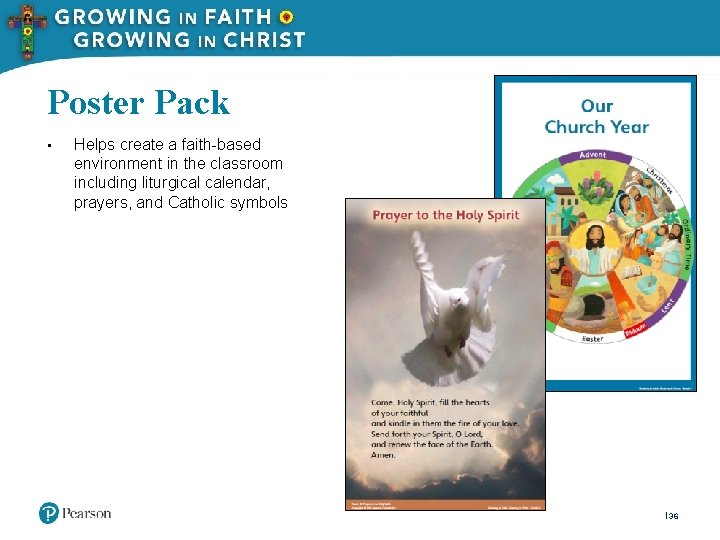 Poster Pack • Helps create a faith-based environment in the classroom including liturgical calendar,