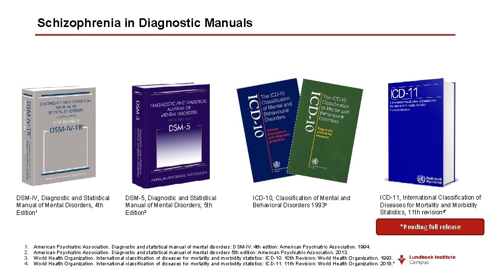 Schizophrenia in Diagnostic Manuals DSM-IV, Diagnostic and Statistical Manual of Mental Disorders, 4 th