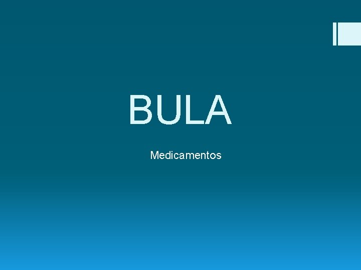 BULA Medicamentos 