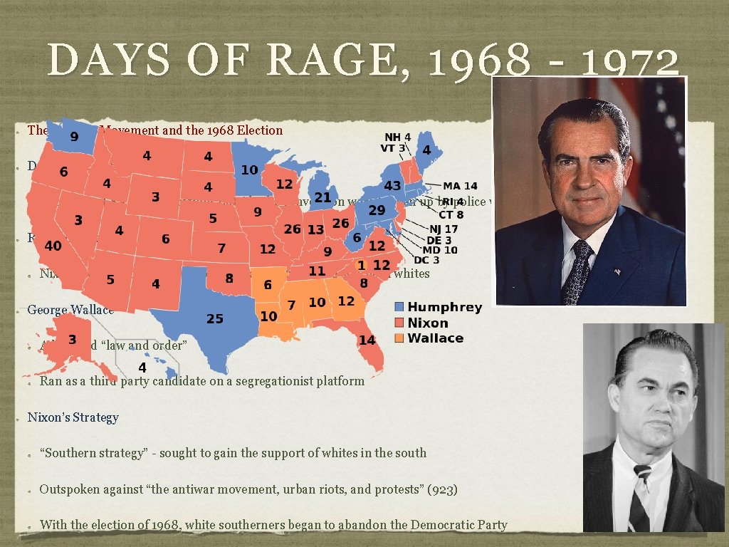 DAYS OF RAGE, 1968 - 1972 The Antiwar Movement and the 1968 Election Democratic
