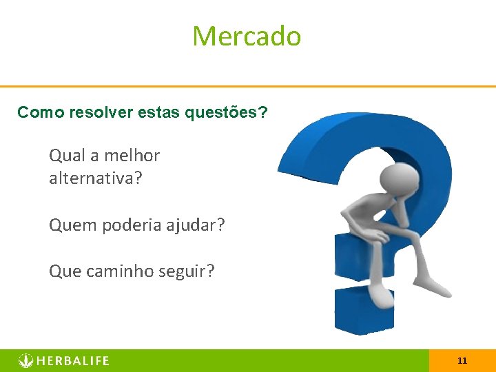 Mercado Como resolver estas questões? Qual a melhor alternativa? Quem poderia ajudar? Que caminho