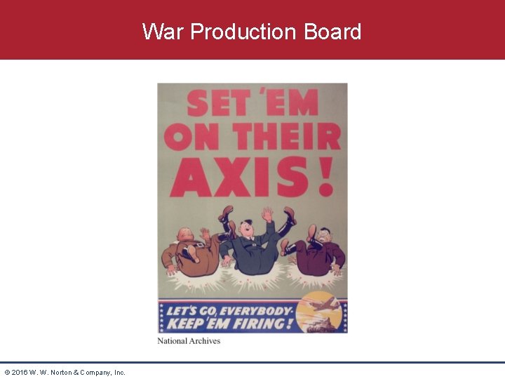 War Production Board © 2016 W. W. Norton & Company, Inc. 