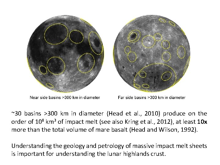 ~30 basins >300 km in diameter (Head et al. , 2010) produce on the