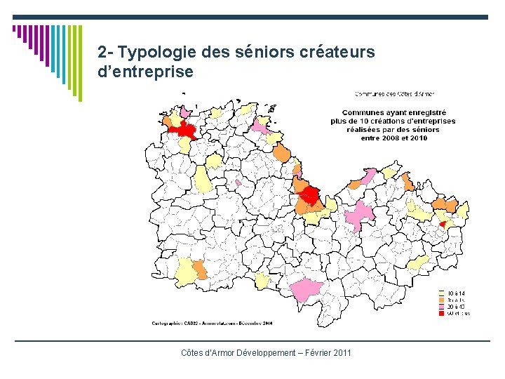 2 - Typologie des séniors créateurs d’entreprise Côtes d’Armor Développement – Février 2011 