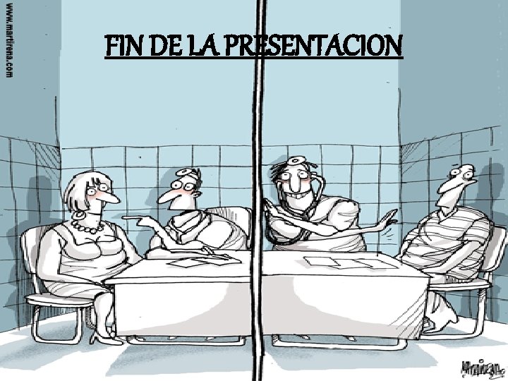 FIN DE LA PRESENTACION 