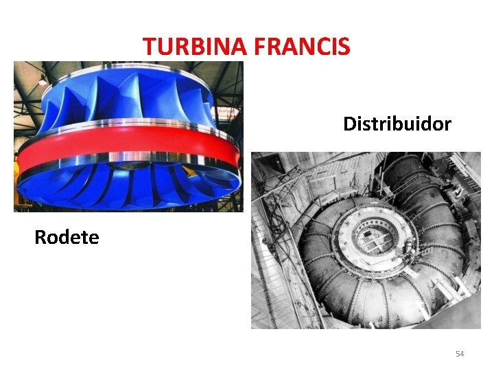 TURBINA FRANCIS Distribuidor Rodete 54 