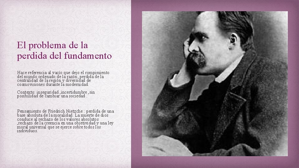La condicin humana derivada de la filosofa posmoderna