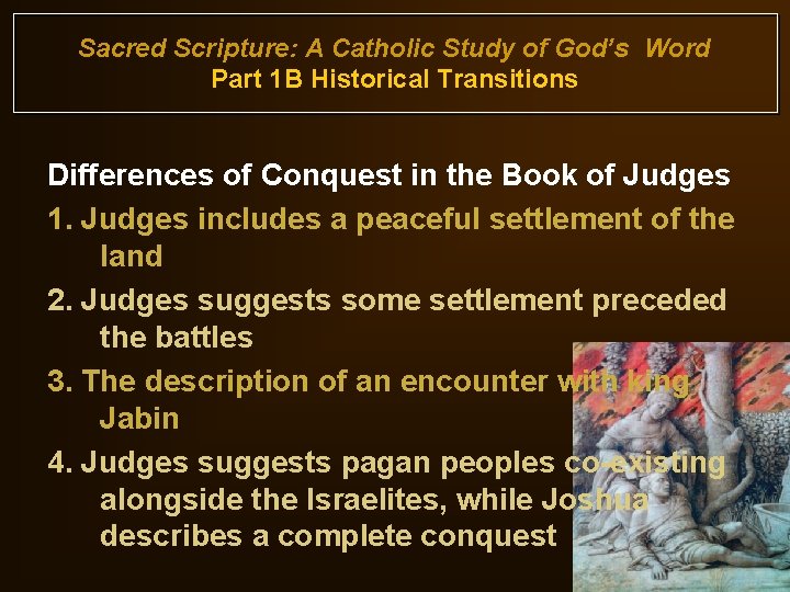 Sacred Scripture: A Catholic Study of God’s Word Part 1 B Historical Transitions Differences