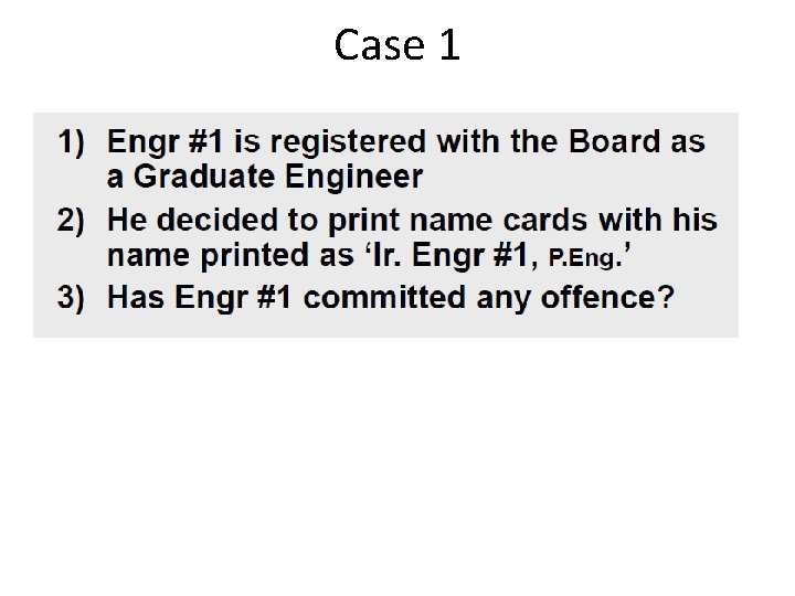 Case 1 