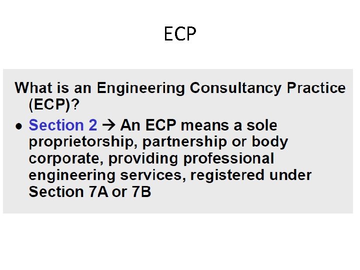 ECP 