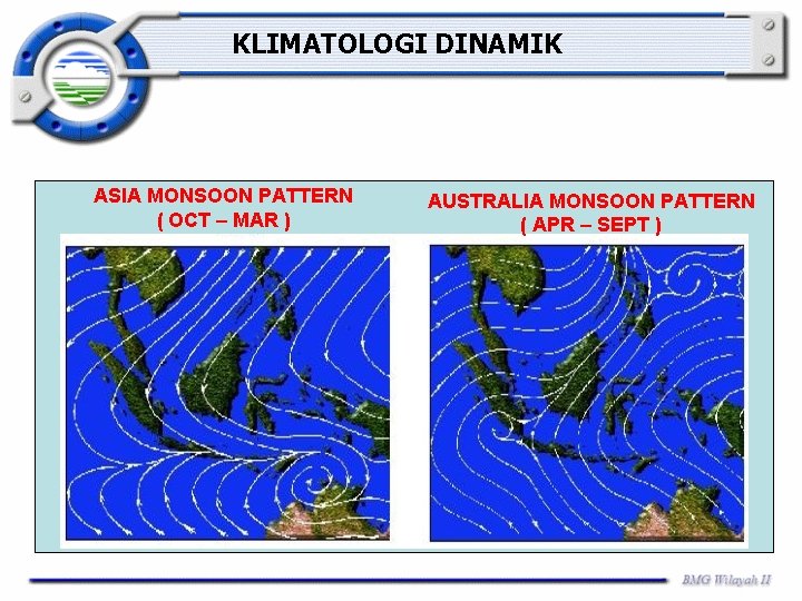 KLIMATOLOGI DINAMIK ASIA MONSOON PATTERN ( OCT – MAR ) AUSTRALIA MONSOON PATTERN ( KLIMATOLOGI DINAMIK ASIA MONSOON PATTERN ( OCT – MAR ) AUSTRALIA MONSOON PATTERN (