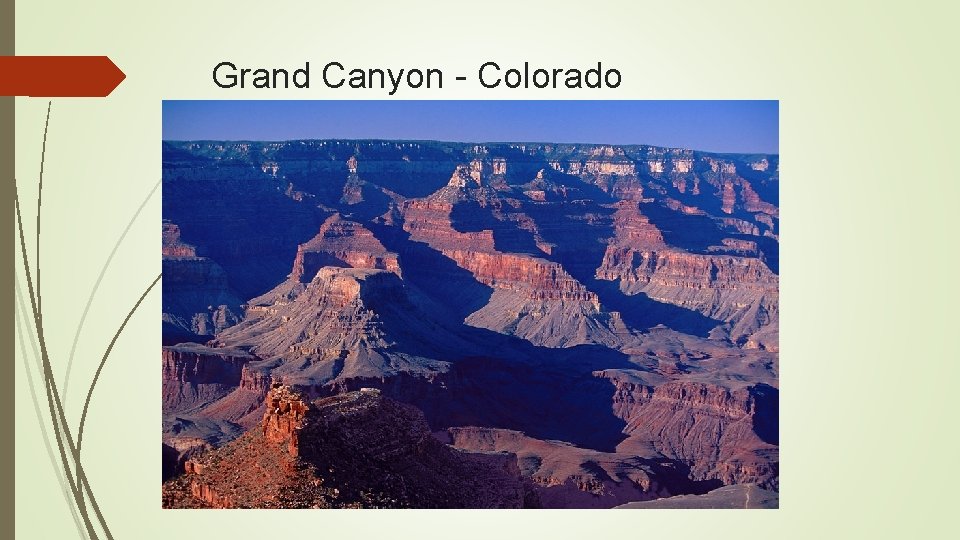 Grand Canyon - Colorado 