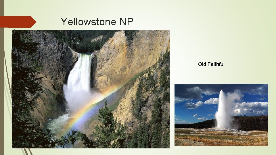 Yellowstone NP Old Faithful 