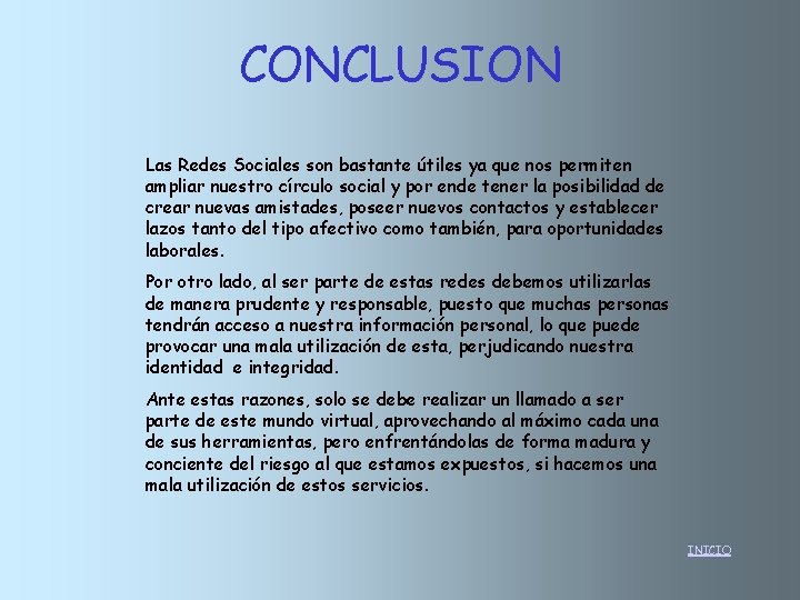 Redes Sociales Introduccion Descripcion Clasificacion Ejemplos Conclusion Linkografia