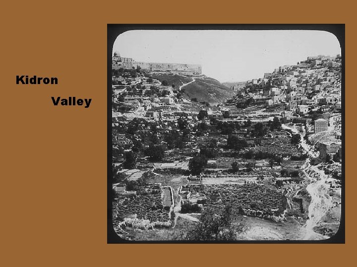 Kidron Valley 