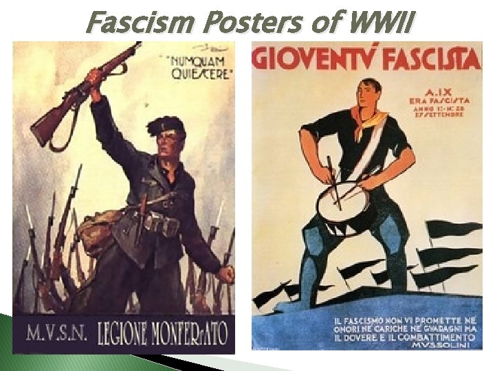 Fascism Posters of WWII 